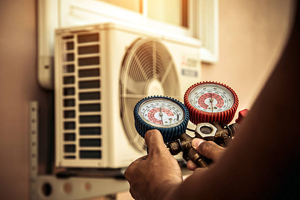 Professional Hvac technician working in Parish, NY